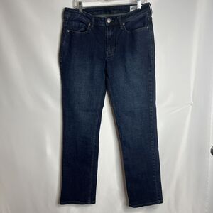 Buffalo David Bitton Jeans Men's 32x32 Jackson-x Regular Straight Blue Denim